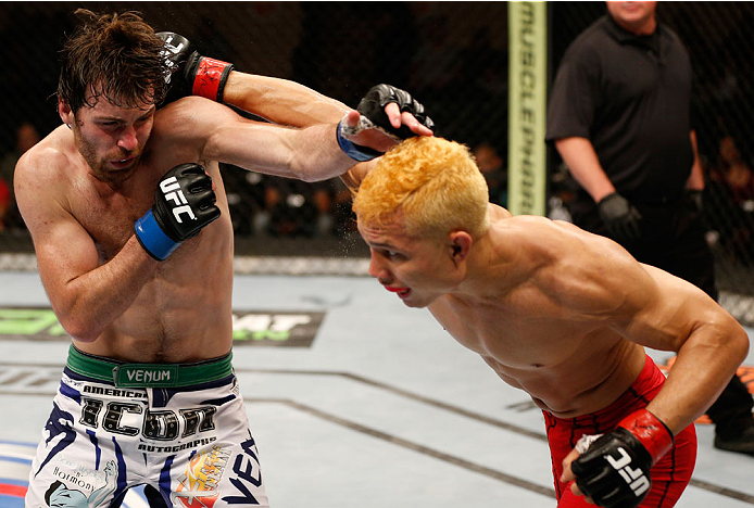 Jon Tuck in UFC action