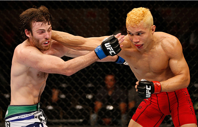 Jon Tuck in UFC action