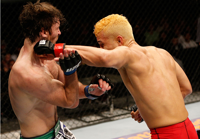 Jon Tuck in UFC action