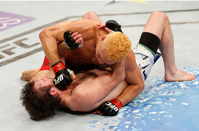 Jon Tuck in UFC action