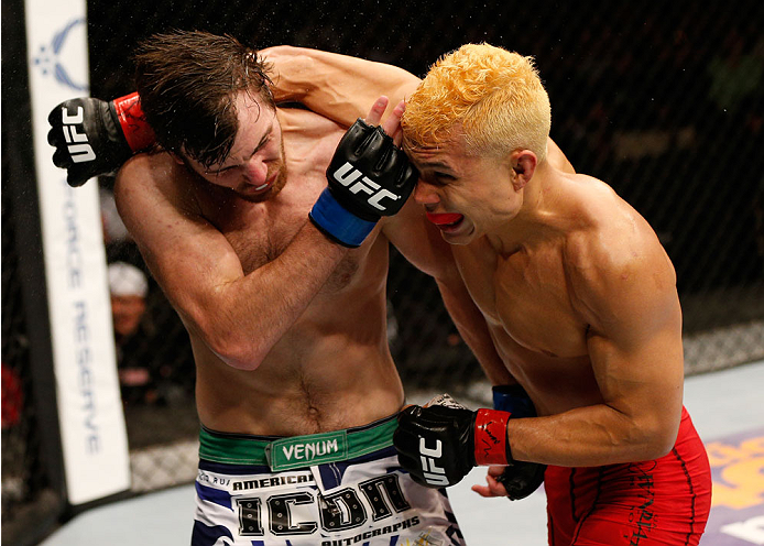 Jon Tuck in UFC action
